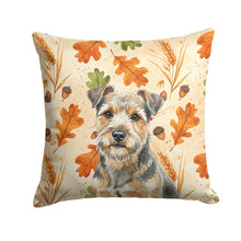 Load image into Gallery viewer, Grizzle and Tan Norfolk Terrier Heirloom Fall Throw Pillow