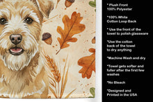 Load image into Gallery viewer, Wheaten Norfolk Terrier Heirloom Fall Kitchen Towel