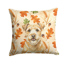 Load image into Gallery viewer, Wheaten Norfolk Terrier Heirloom Fall Throw Pillow