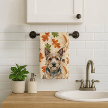 Load image into Gallery viewer, Norwich Terrier Heirloom Fall Kitchen Towel