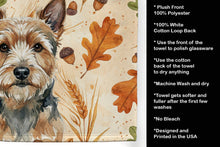 Load image into Gallery viewer, Norwich Terrier Heirloom Fall Kitchen Towel