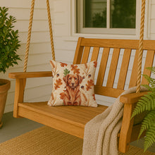 Load image into Gallery viewer, Copper Nova Scotia Duck Tolling Retriever Heirloom Fall Throw Pillow