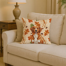 Load image into Gallery viewer, Orange Nova Scotia Duck Tolling Retriever Heirloom Fall Throw Pillow
