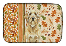 Load image into Gallery viewer, Wheaten and Tan Otterhound Heirloom Fall Dish Drying Mat