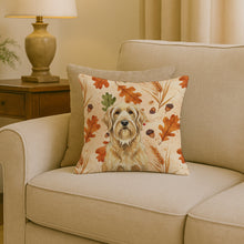 Load image into Gallery viewer, Wheaten and Tan Otterhound Heirloom Fall Throw Pillow