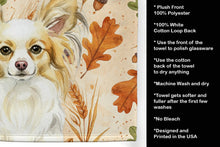 Load image into Gallery viewer, Lemon and White Papillon Heirloom Fall Kitchen Towel