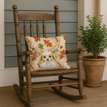Load image into Gallery viewer, Lemon and White Papillon Heirloom Fall Throw Pillow