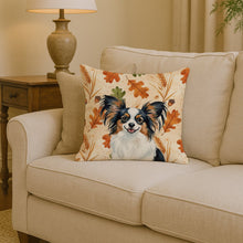 Load image into Gallery viewer, Tricolor Papillon Heirloom Fall Throw Pillow