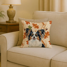 Load image into Gallery viewer, Tricolor Papillon Heirloom Fall Throw Pillow