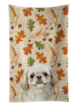 Load image into Gallery viewer, Cream Pekingese Heirloom Fall Kitchen Towel