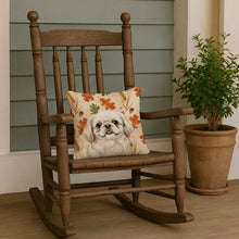 Load image into Gallery viewer, Cream Pekingese Heirloom Fall Throw Pillow