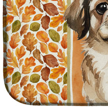 Load image into Gallery viewer, Sable Pekingese Heirloom Fall Dish Drying Mat