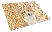 Load image into Gallery viewer, Corgi Heirloom Fall Glass Cutting Board