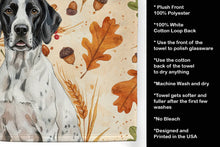 Load image into Gallery viewer, Black and White Pointer Heirloom Fall Kitchen Towel