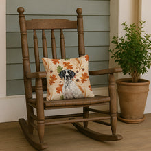 Load image into Gallery viewer, Black and White Pointer Heirloom Fall Throw Pillow