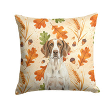Load image into Gallery viewer, Liver and White Pointer Heirloom Fall Throw Pillow