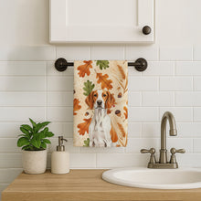Load image into Gallery viewer, Orange and White Pointer Heirloom Fall Kitchen Towel