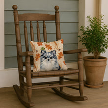 Load image into Gallery viewer, Blue Merle Pomeranian Heirloom Fall Throw Pillow