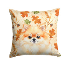 Load image into Gallery viewer, Pomeranian Heirloom Fall Throw Pillow