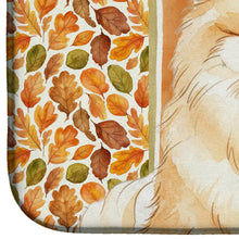 Load image into Gallery viewer, Cream Pomeranian Heirloom Fall Dish Drying Mat