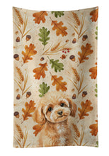 Load image into Gallery viewer, Toy Apricot Poodle Heirloom Fall Kitchen Towel