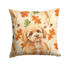 Load image into Gallery viewer, Toy Apricot Poodle Heirloom Fall Throw Pillow