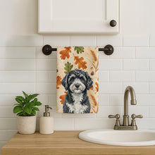 Load image into Gallery viewer, Portuguese Water Dog Heirloom Fall Kitchen Towel