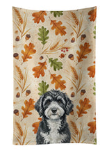Load image into Gallery viewer, Portuguese Water Dog Heirloom Fall Kitchen Towel
