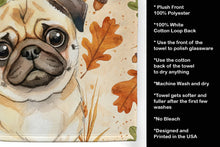 Load image into Gallery viewer, Fawn Pug Heirloom Fall Kitchen Towel