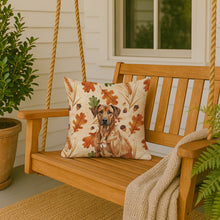 Load image into Gallery viewer, Rhodesian Ridgeback Heirloom Fall Throw Pillow