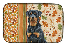 Load image into Gallery viewer, Rottweiler Heirloom Fall Dish Drying Mat
