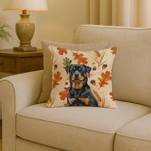 Load image into Gallery viewer, Rottweiler Heirloom Fall Throw Pillow