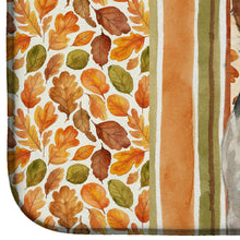 Load image into Gallery viewer, Tricolor Russell Terrier Heirloom Fall Dish Drying Mat