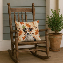 Load image into Gallery viewer, Tricolor Russell Terrier Heirloom Fall Throw Pillow