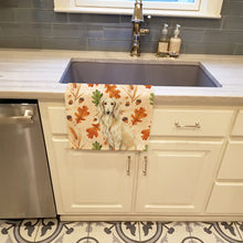 Load image into Gallery viewer, Cream Saluki Heirloom Fall Kitchen Towel