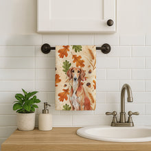 Load image into Gallery viewer, Red Saluki Heirloom Fall Kitchen Towel