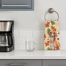 Load image into Gallery viewer, Red Saluki Heirloom Fall Kitchen Towel