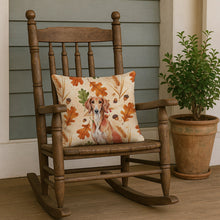 Load image into Gallery viewer, Red Saluki Heirloom Fall Throw Pillow