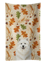 Load image into Gallery viewer, Cream Samoyed Heirloom Fall Kitchen Towel