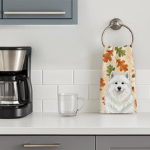 Load image into Gallery viewer, White Samoyed Heirloom Fall Kitchen Towel