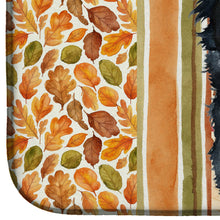 Load image into Gallery viewer, Schipperke Heirloom Fall Dish Drying Mat