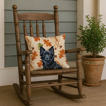 Load image into Gallery viewer, Schipperke Heirloom Fall Throw Pillow
