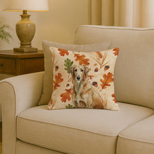 Load image into Gallery viewer, Wheaten Scottish Deerhound Heirloom Fall Throw Pillow