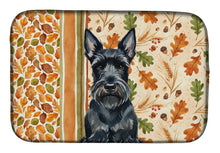 Load image into Gallery viewer, Scottish Terrier Heirloom Fall Dish Drying Mat