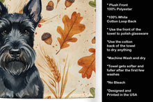 Load image into Gallery viewer, Scottish Terrier Heirloom Fall Kitchen Towel