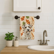 Load image into Gallery viewer, Sealyham Terrier Heirloom Fall Kitchen Towel