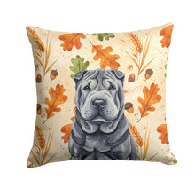 Load image into Gallery viewer, Black Shar Pei Heirloom Fall Throw Pillow