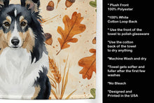 Load image into Gallery viewer, Tricolor Sheltie Heirloom Fall Kitchen Towel