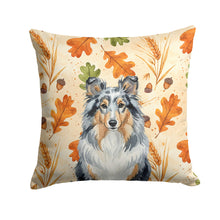 Load image into Gallery viewer, Blue Merle Sheltie Heirloom Fall Throw Pillow