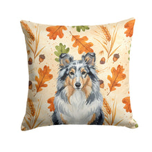 Load image into Gallery viewer, Blue Merle Sheltie Heirloom Fall Throw Pillow